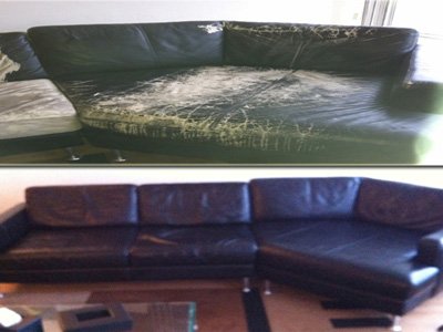 Sofa renovation project photo 31