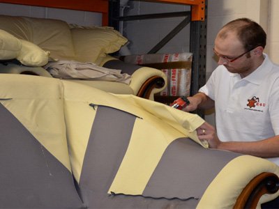 Sofa repair and renovation project photo - Foam